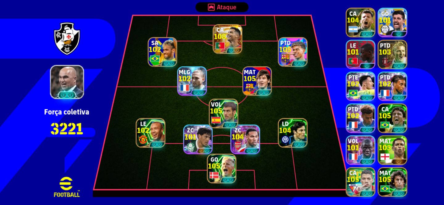 Conta efootbol cr7 big time