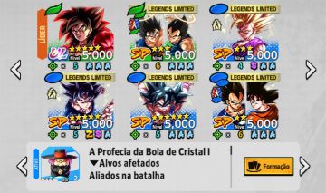 Conta de Dragon ball legends no precinho, boa pra pvp, só pegar e jogar