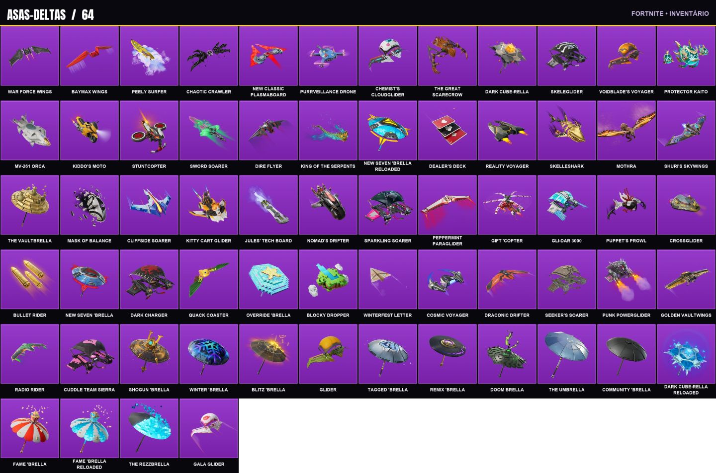 CONTA FORTNITE | 36 SKINS | GODZILLA EVOLVED + ORELIA