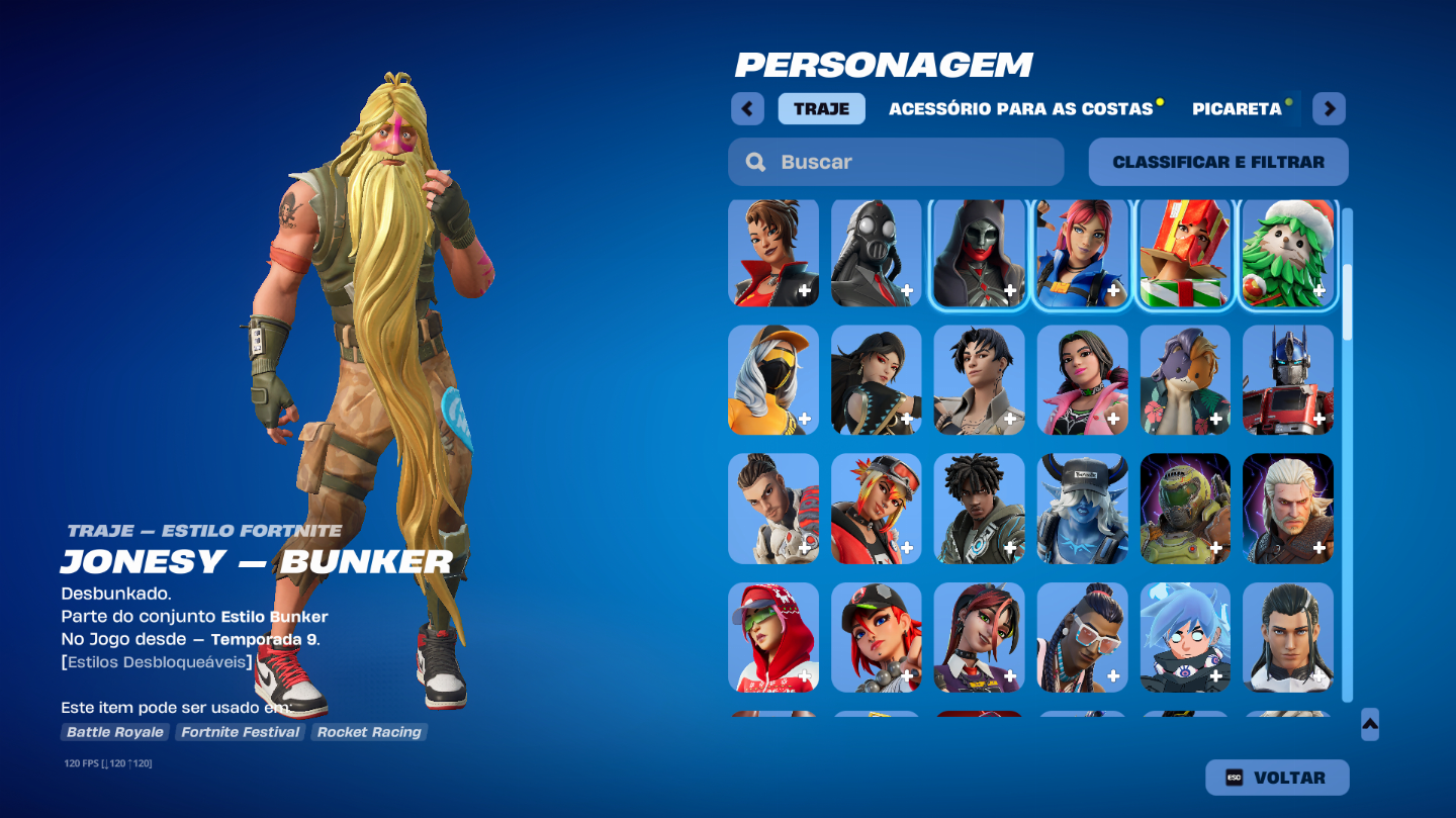 CONTA EPIC DE FORTNITE COM DIVERSOS PASSES + SALVE O MUNDO (V-bucks INFINITO)
