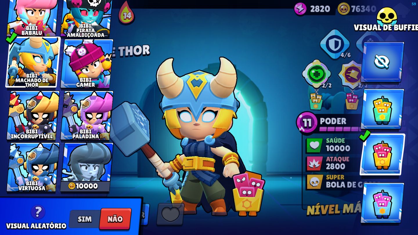 Conta Brawl Stars Full Lvl 11