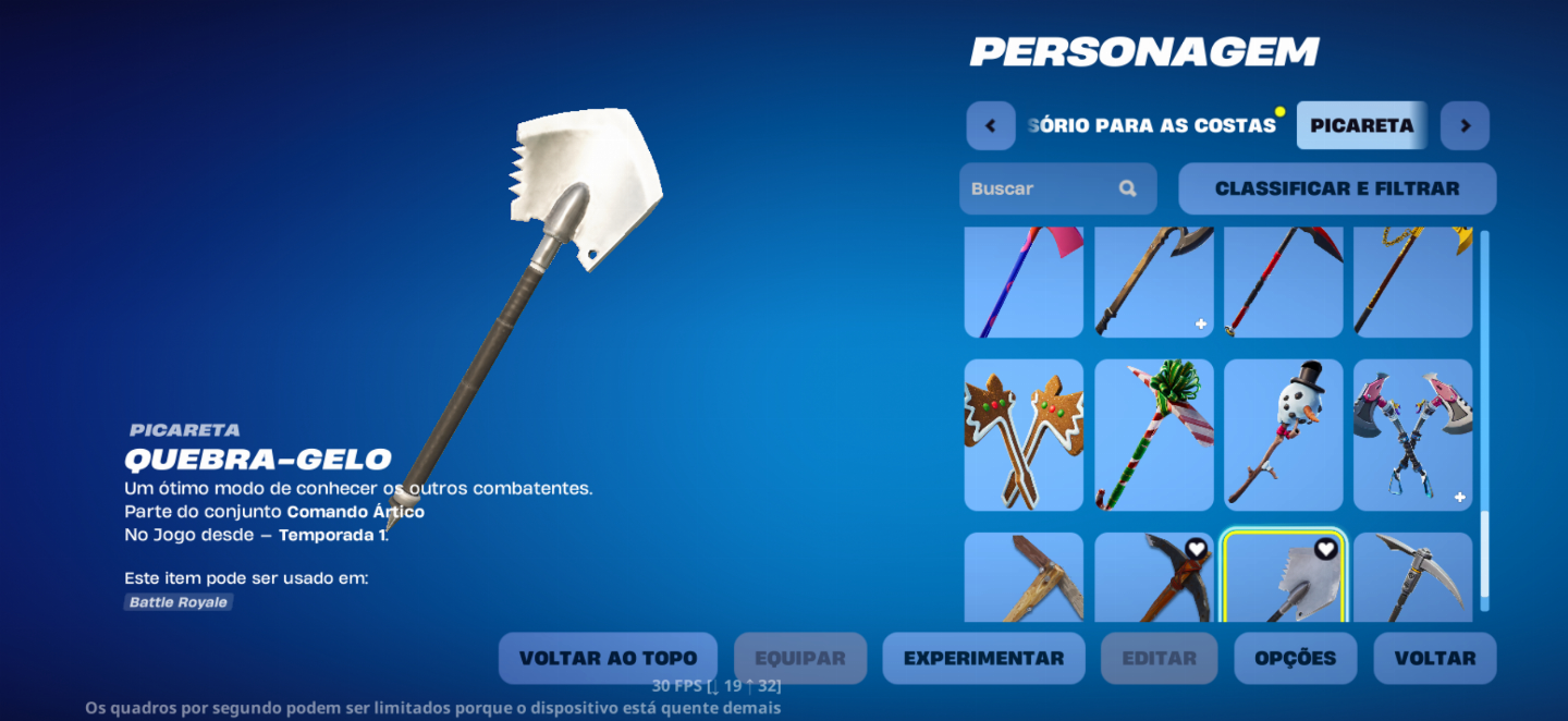 Conta de Fortnite com 44 skins