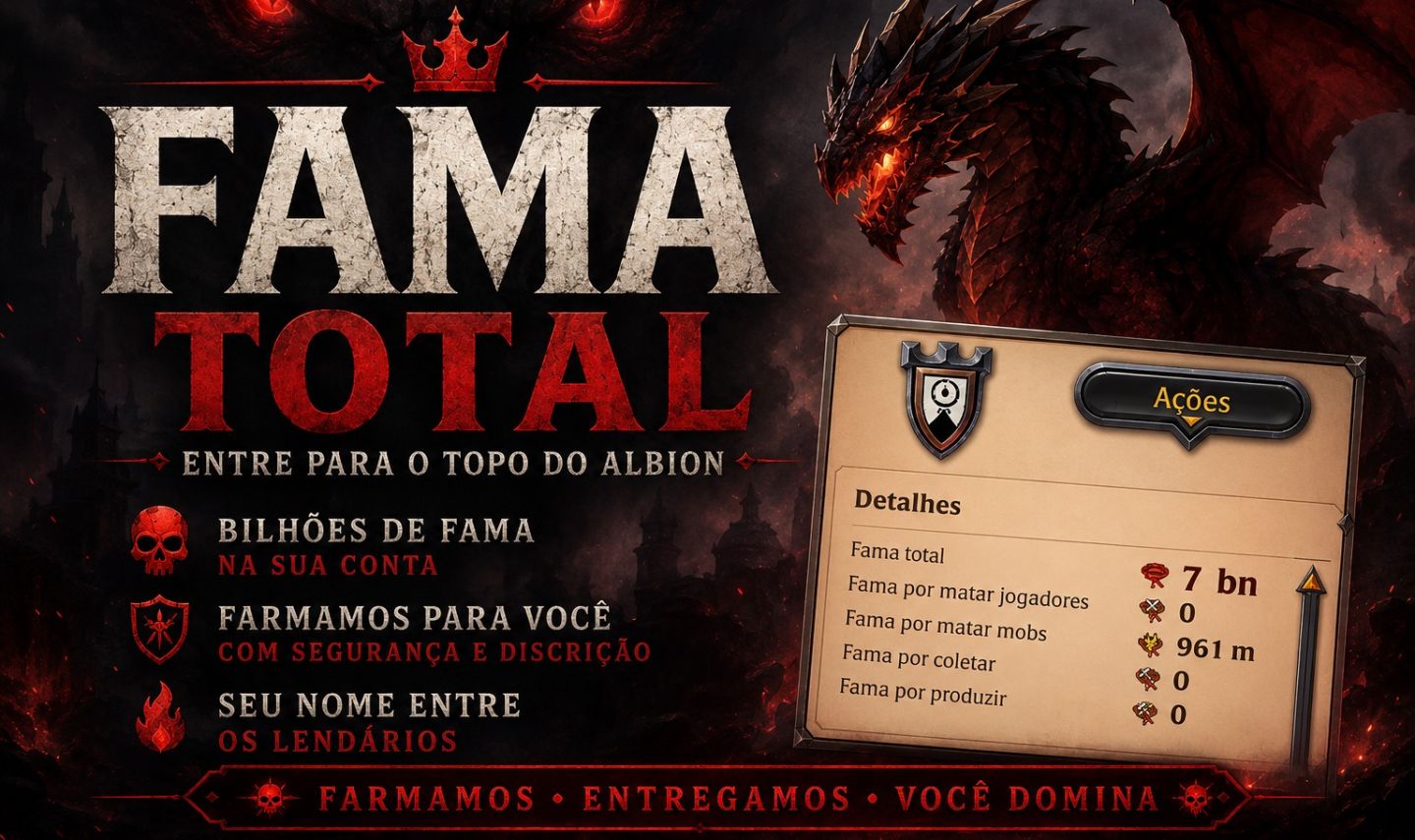 Service Fama Total - Albion Online