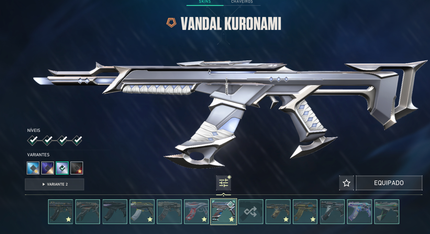 Conta Valorant Premium +60 Skins, 11 Facas Raras, Pacotes Completos!