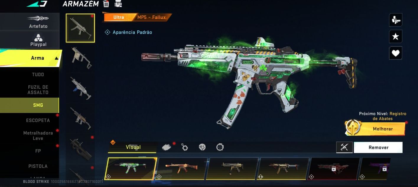 Conta blood strike com melhores skins