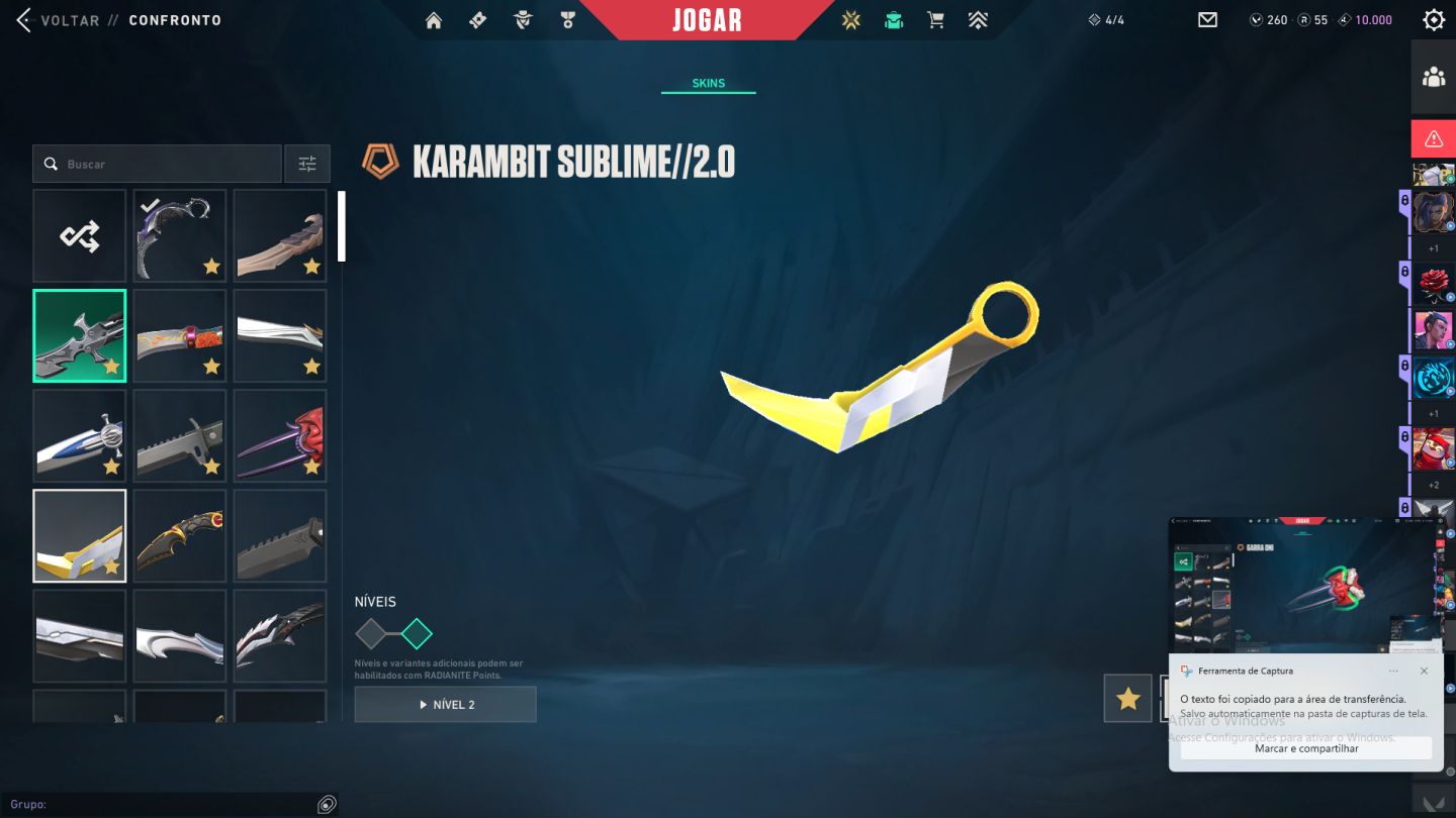 CONTA VALORANT IMORTAL 1 peak radiante (chaveiros radiante e imort)COM 3k GASTOS