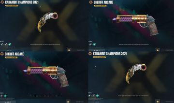 CONTA COM KARAMBIT CHAMPIONS 2021, SHERIFF ARCANE E VÁRIAS SKINS.
