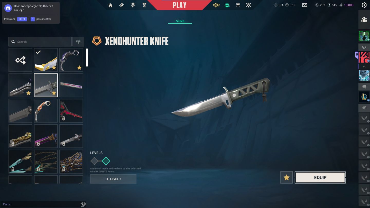 CONTA VALORANT COM VÁRIAS SKINS | FACAS + VANDAL + PHANTOM + SHERIFF