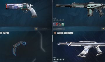 CONTA VALORANT COM 3 VANDAIS E FACA KARAMBIT