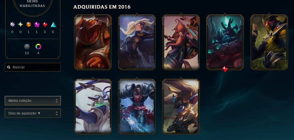 CONTA LEAGUE OF LEGENDS - 33 SKINS | ULTIMATE MITICAS E LENDARIAS - FULL ACESSO