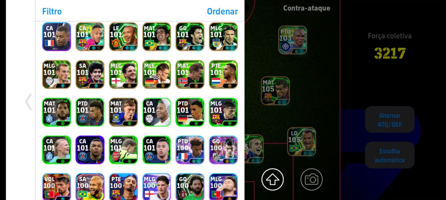 CONTA EFOOTBALL RARA! NEYMAR ANTIGO+NESTA RARO+KOLLER+CAFU BUGADO! +1800 Coins!!
