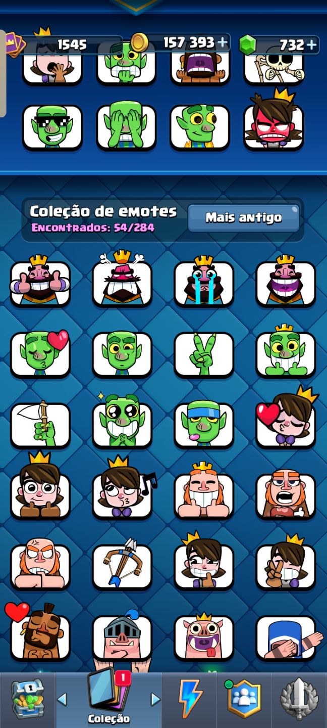 Conta Clash Royale com 9 anos e 11k de troféus