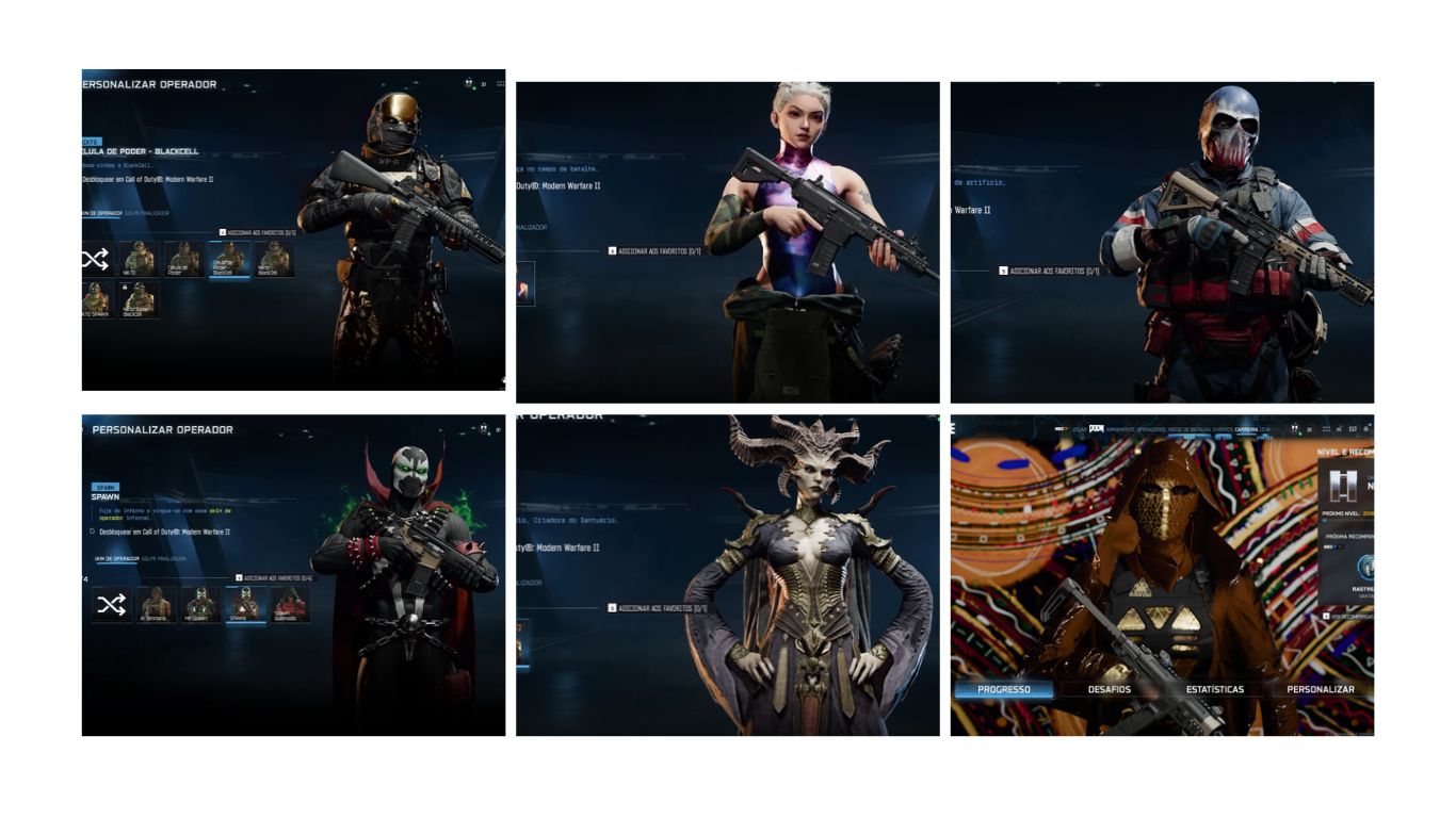 CONTA WARZONE DESDE O MW2 COM NICK MINAJ, IO, SNOOP DOG, GORDÃO