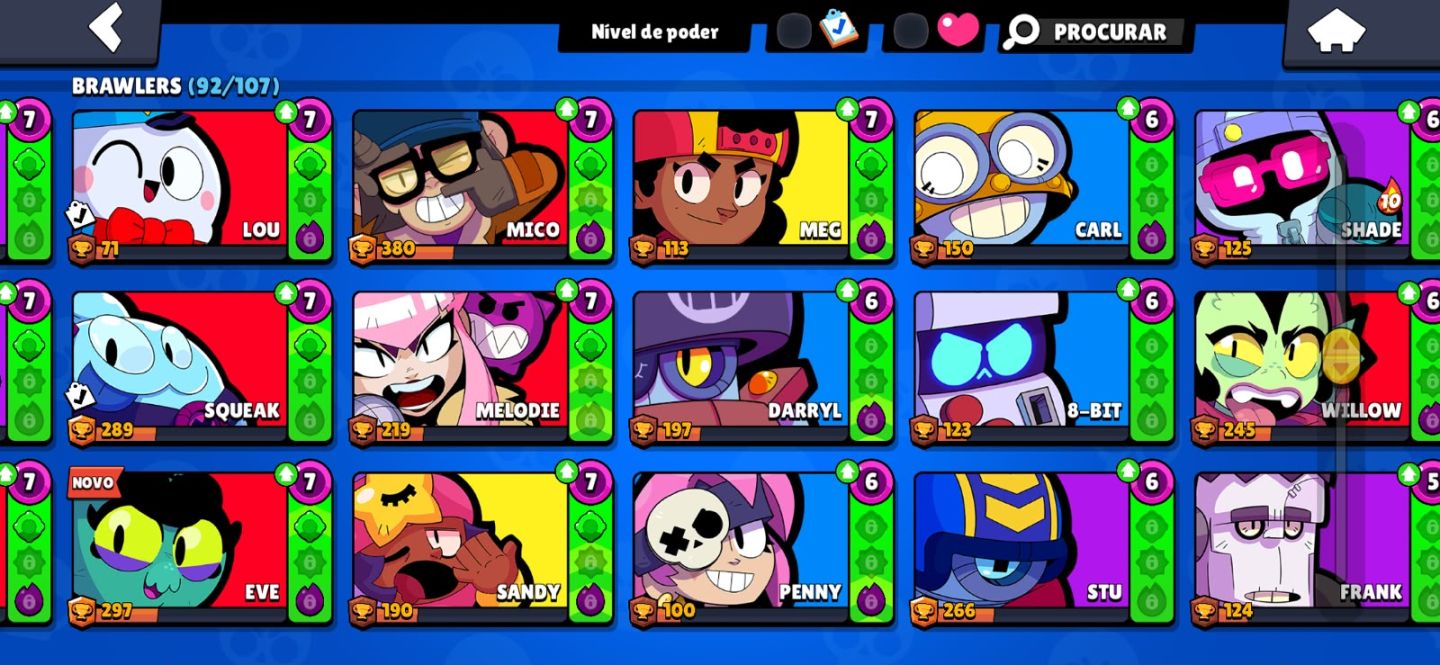 Conta Brawl Stars 2022 com Leon, várias skins e Brawlers maximizados!