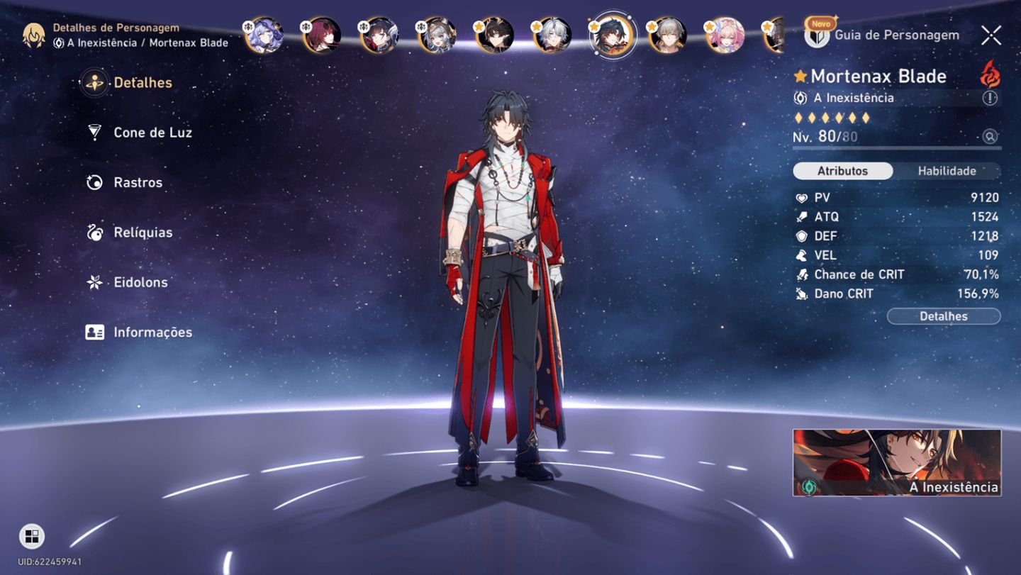 Conta DOT premium + Mblade E1 + Himeko nova + archer/rin e mais!