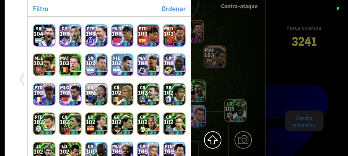 Conta efootebol muito boa com Messi blitz culler