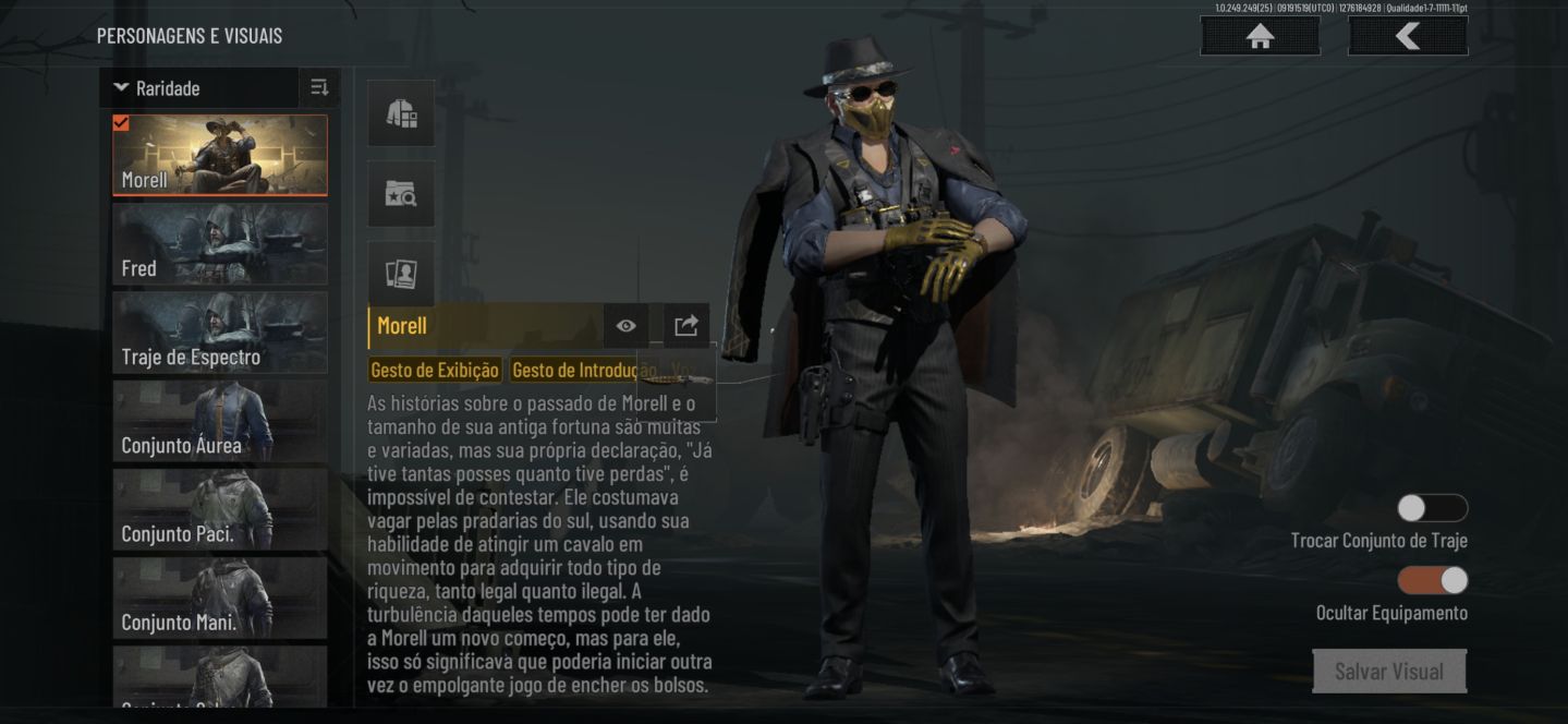Skins de arma de personagem melhor