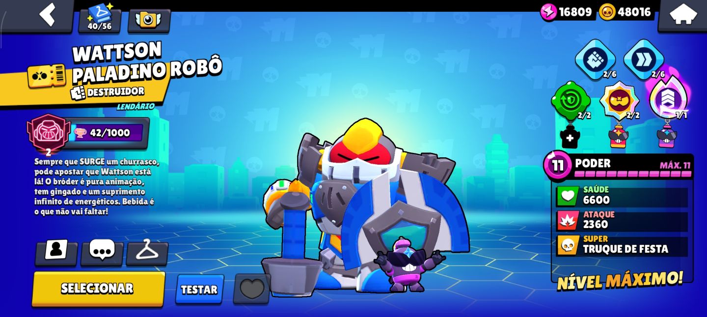 Conta de brawl stars muito rara