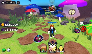 CONTA DE SLIME RNG FORTE, SLIMES ACIMA DE 1QD, 100QN+ COINS, REBIRTH 18