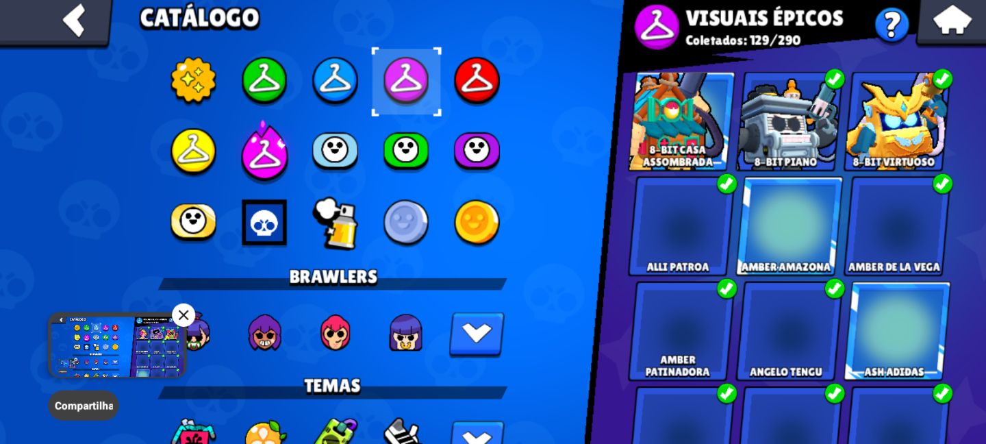 Conta Brawl Stars Rara 2019 60k Troféus | Todos os Brawlers (Sem o cosmo)