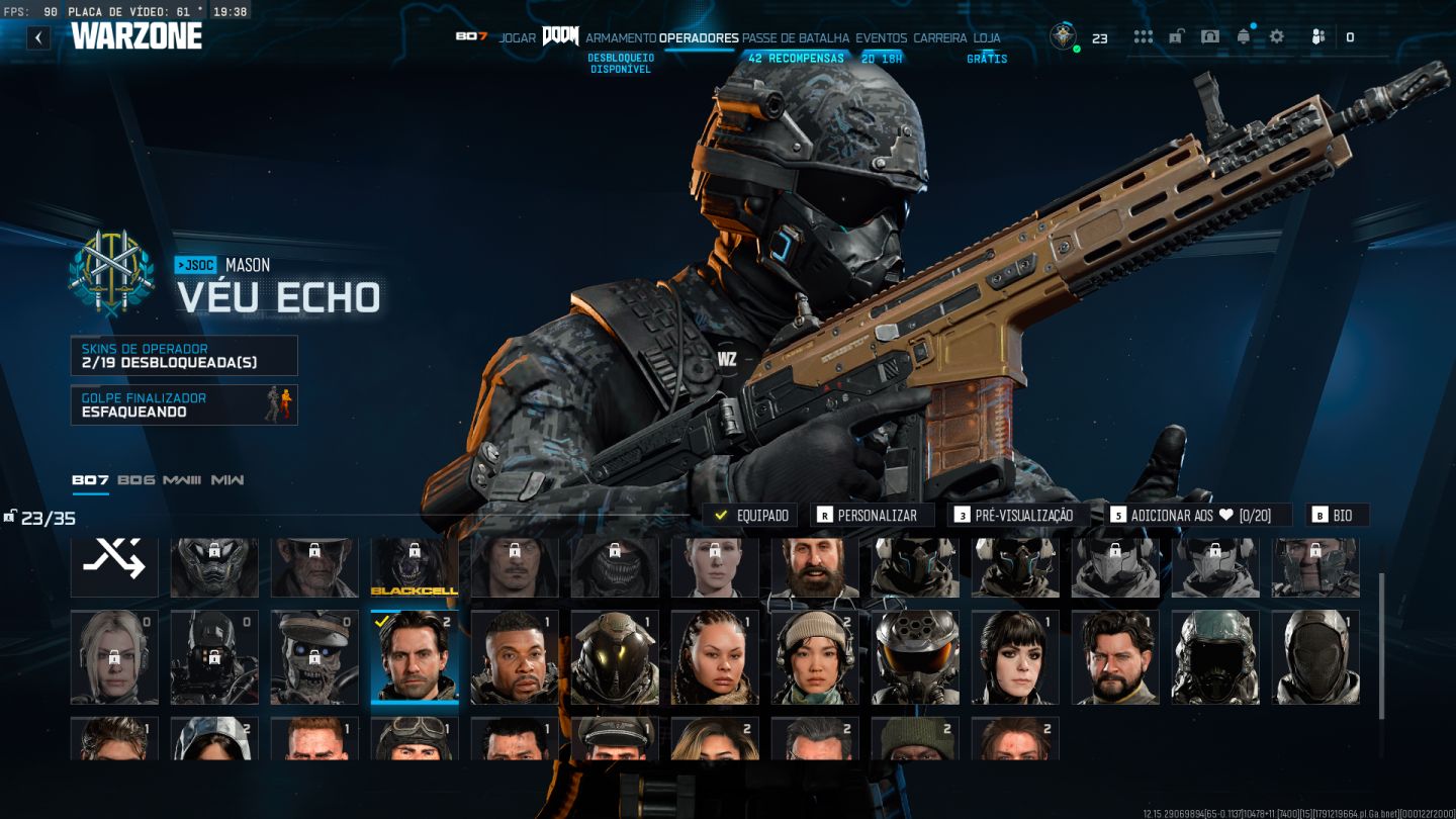 CONTA CALL OF DUTY: WARZONE. IRIDESCENTE O RANK MAIS DIFÍCIL DA TEMPORADA!