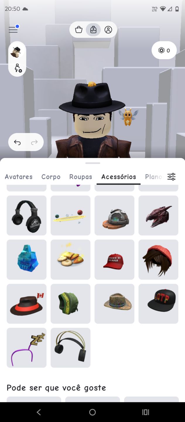 Conta Roblox Completa: Roupas 3D, Cabelos, Corpos, Acessórios e Emotes!