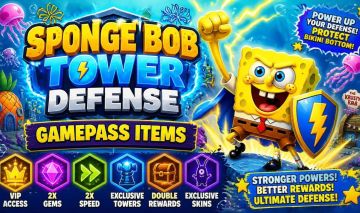 Spongebob Tower Defense/defesa da Torre do Bob Esponja/Gamepass