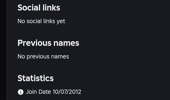 Conta do roblox criada em 2012!!