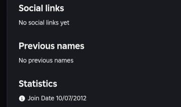 Conta do roblox criada em 2012!!
