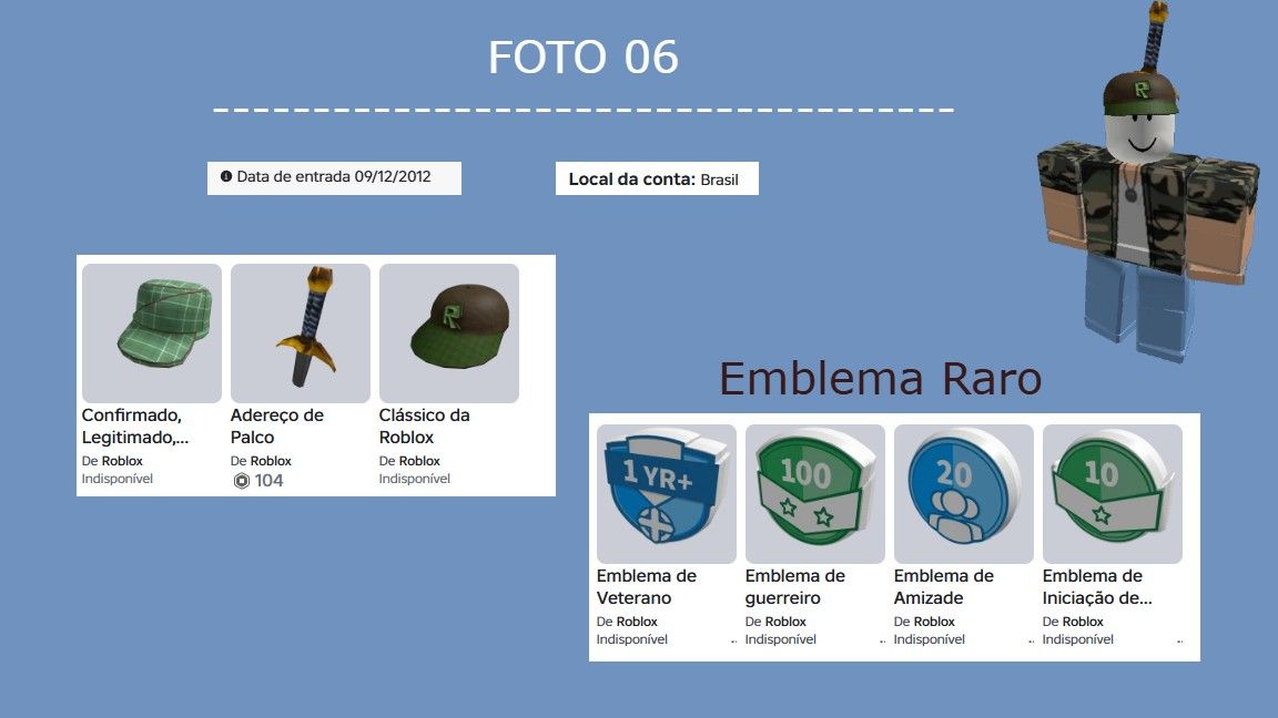 50% CONTAS ANTIGAS ROBLOX + OFFSALES + Bundle Rara