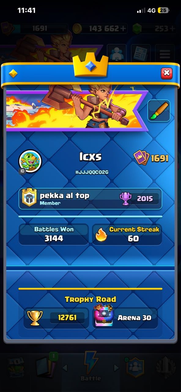 CONTA CLASH ROYALE FULL 12K+ TROFEUS!