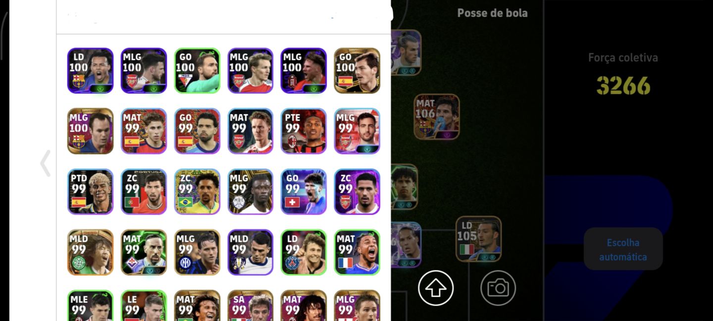 Conta Efootball Raridade! Bale Naruto + Pirlo +Etoo +Buffon prime e ++!!