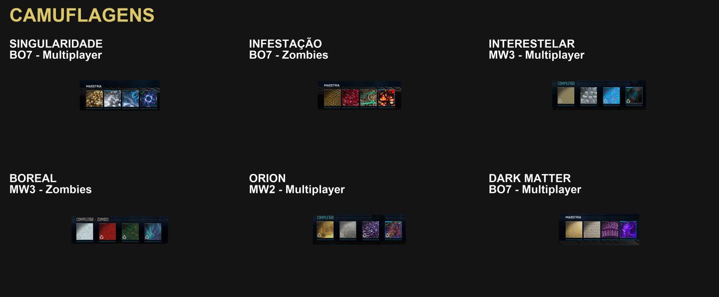 CONTA WARZONE | T-800, Paul Atreides, Alucard | Interestelar, Borel, Orion, ETC!