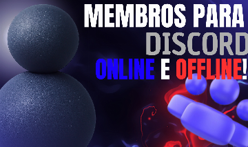 [ PROMOOO 60%! - MEMBROS DISCORD ONLINE E OFFLINE | MELHOR PREÇO DO SITE !