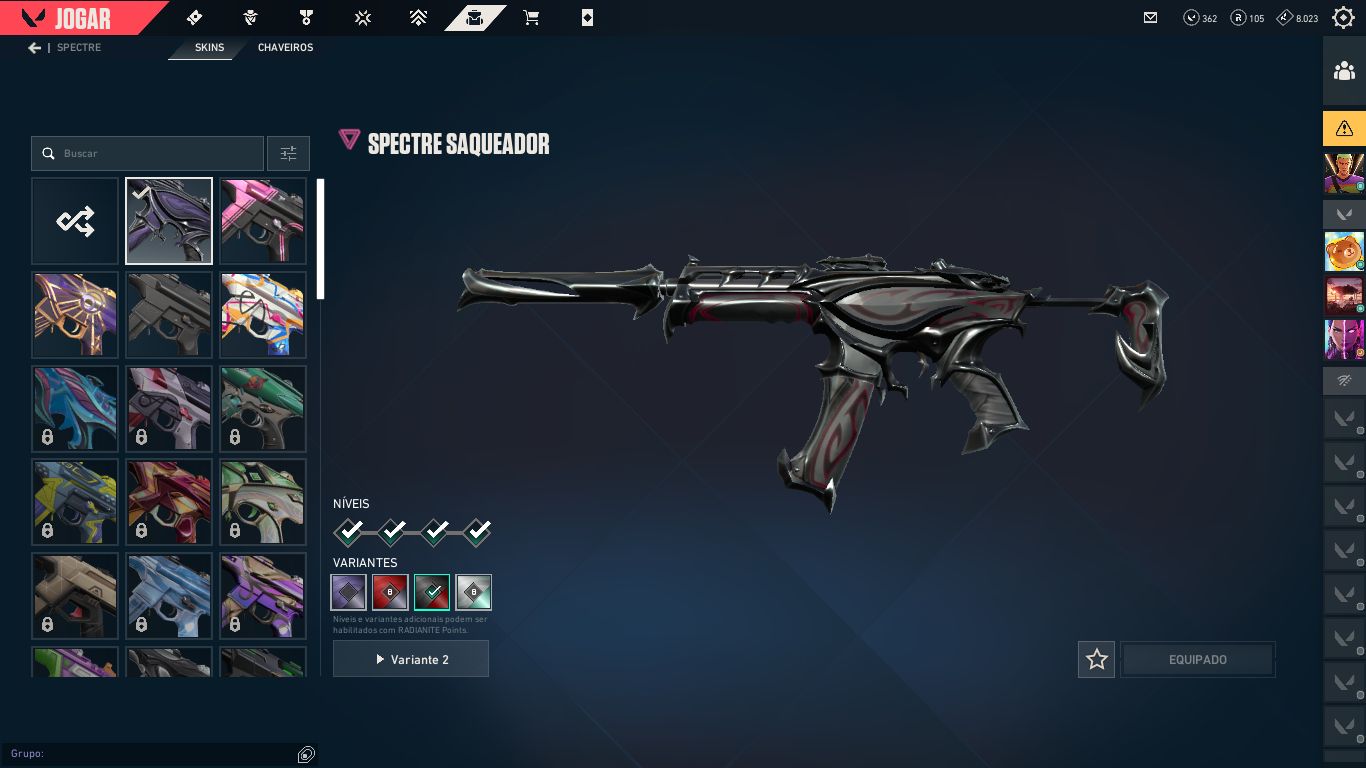 CONTA VALORANT | DONO ORIGINAL | COLEÇÃO DE SKINS