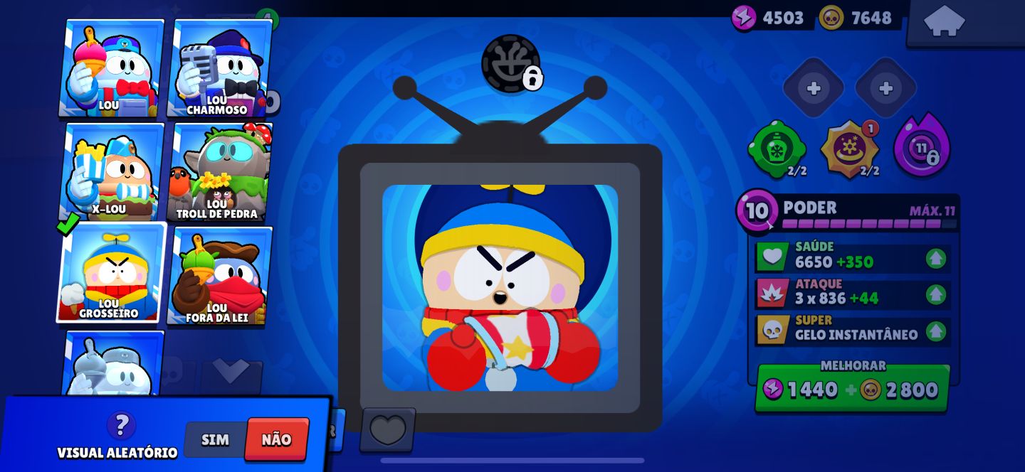 Conta de brawl stars criada em 2018