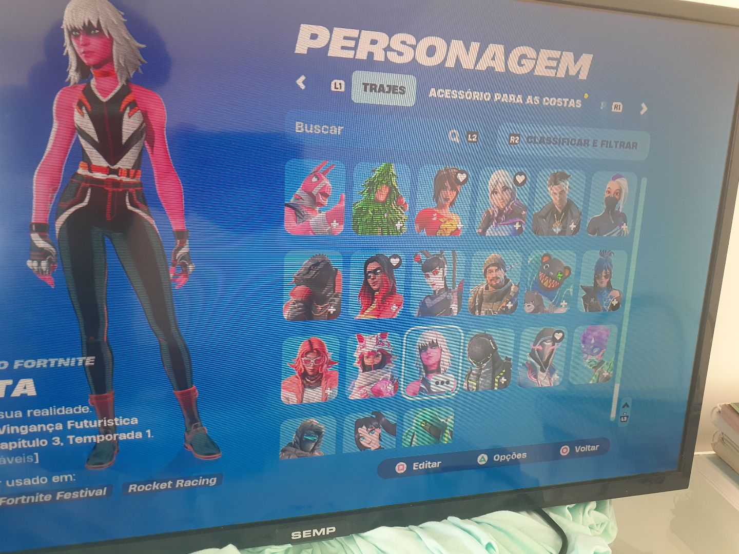 Conta braba de fortnite