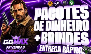 [UP DE CONTAS] GTA 5 ONLINE PC | PACOTES DE DINHEIRO + VEICULOS E BRINDES