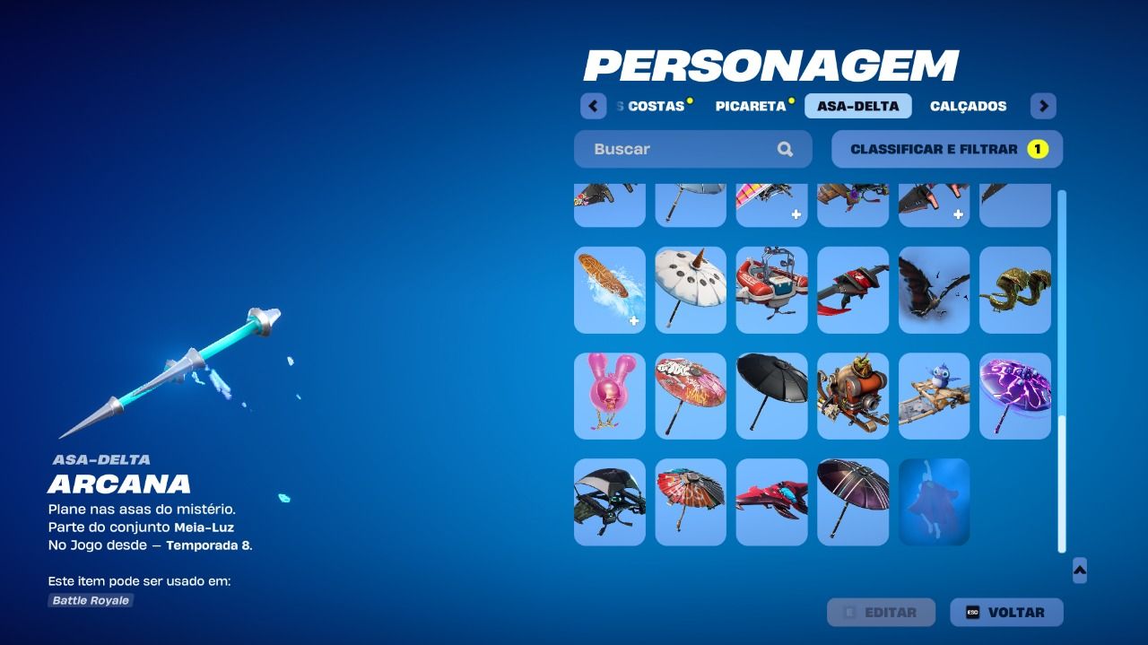 CONTA OG FORTNITE TEMP 1 CAP 1 VÁRIOS PASSES ANTIGOS
