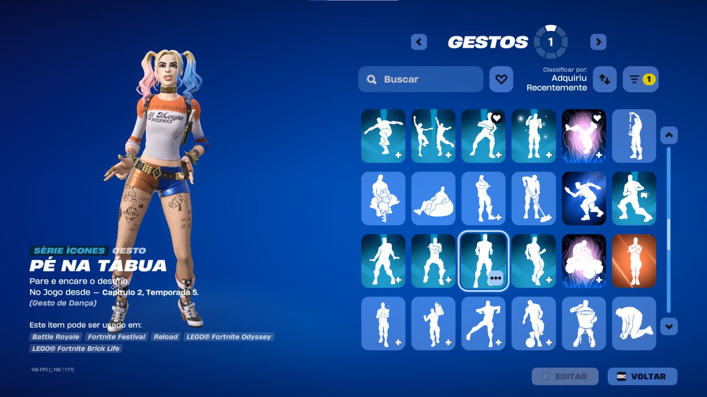 CONTA FORTNITE COM GTA 5 NA CONTA EPIC GAME E VARIAS SKINS E PASSES COM PARCERIA