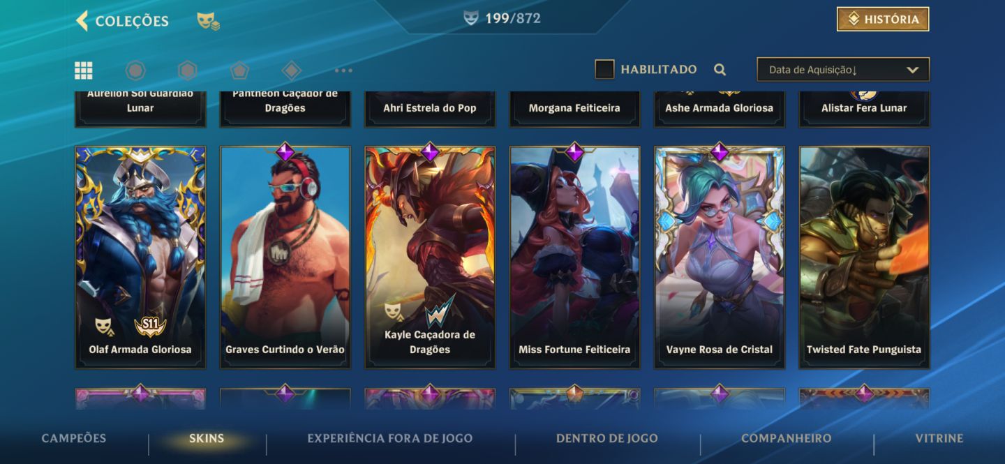 Conta Main Jungler Challenger, Ex Monarca e 202 Skins !