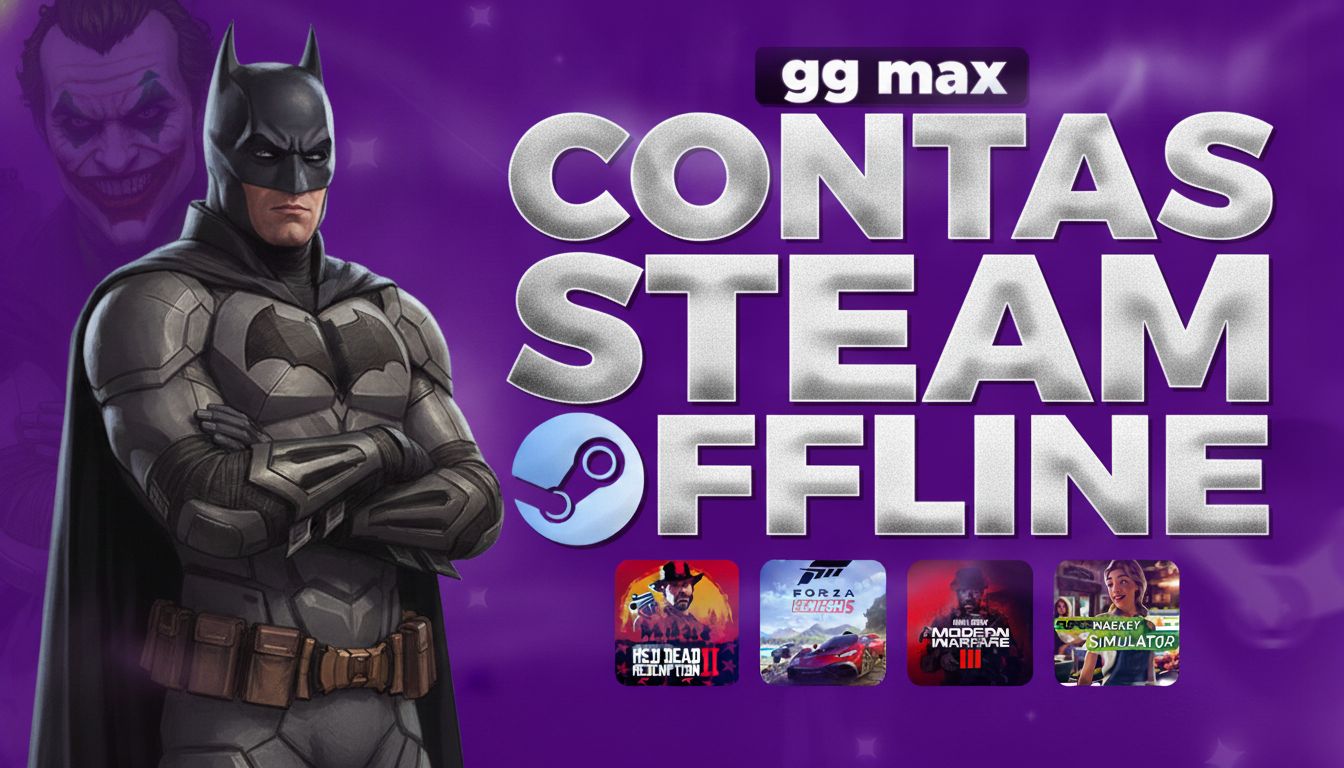 CONTAS EM MENOR PREÇO - CONTAS STEAM OFFLINE [ENTREGA AUTOMÁTICA]