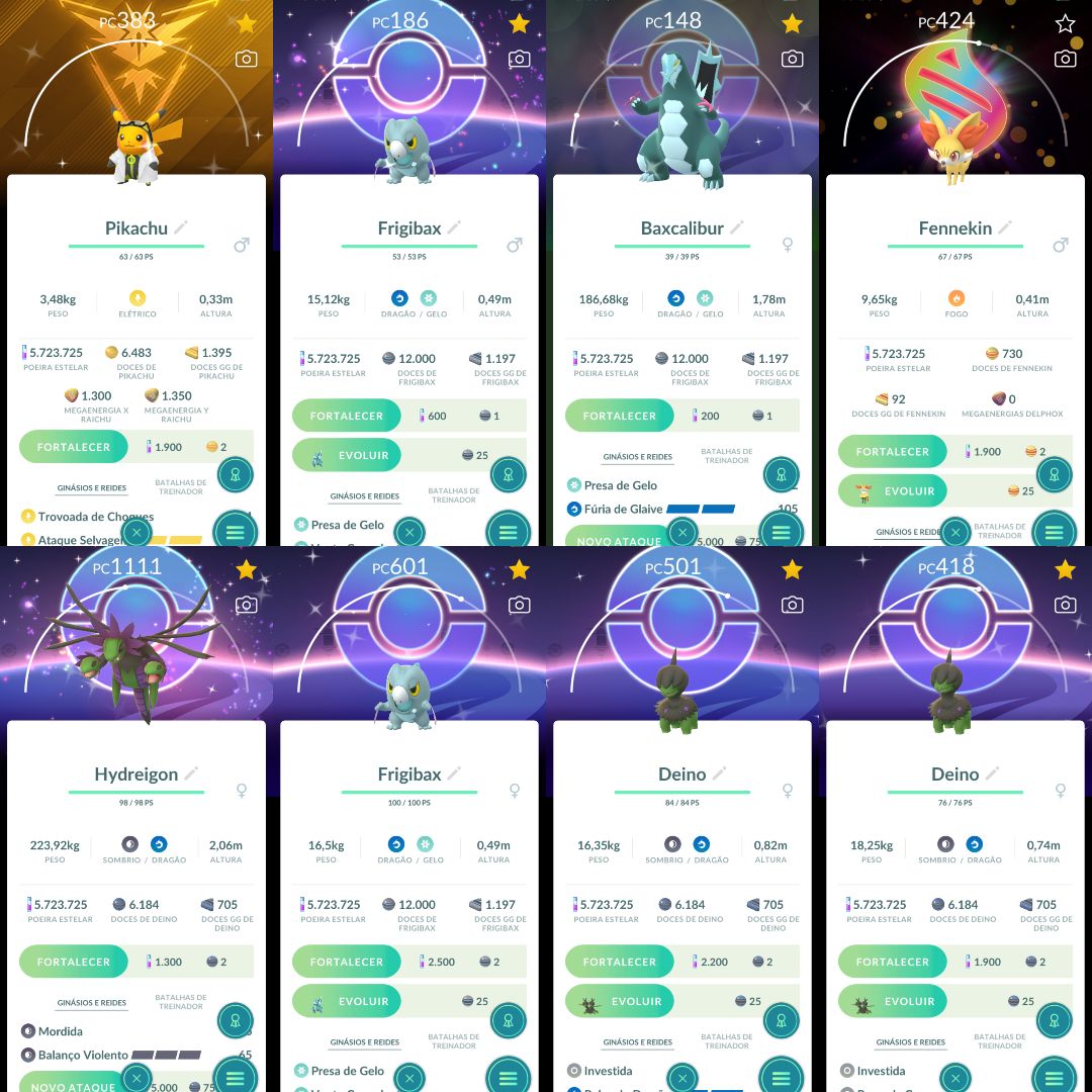 CONTA POKÉMON GO COM FUSÃO NECROZMA LUNALA&SOGALEO+FUSÃO KYUREM ZEKROM&RESHIRAM
