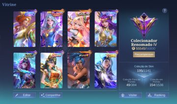 Emblemas max completos / skin vexana zenith / guinevere aspirants