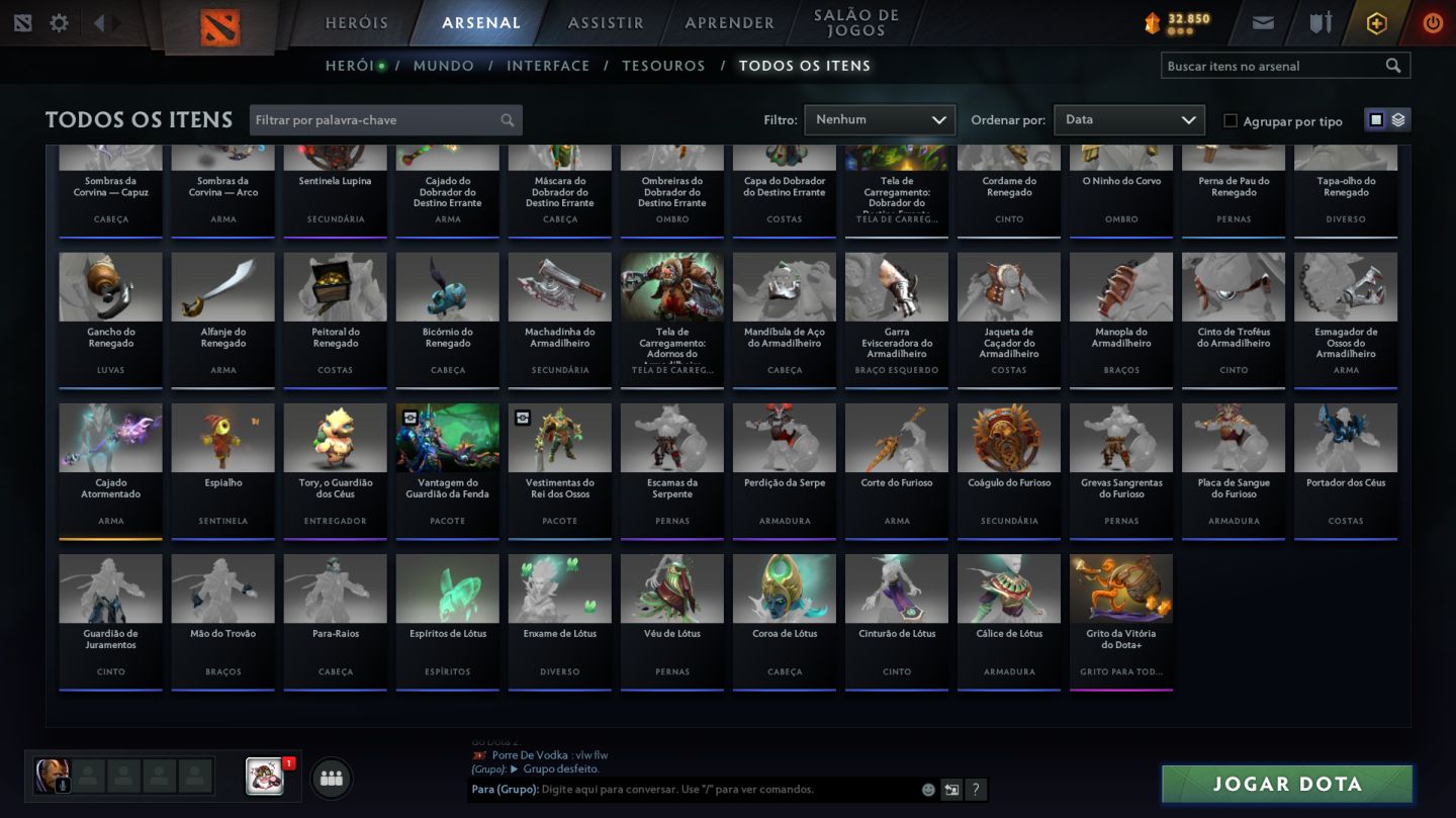 Conta Dota 2 Cruzado 2 Behavior 11.981/12.000 - 1.859 MMR Main Pool