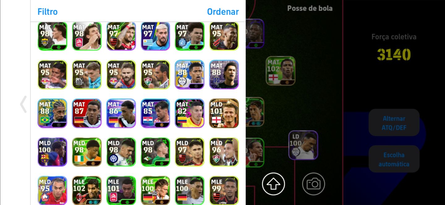 CONTA DE EFOOTBALL MOBILE COM NEYMAR E MESSI DO PACK, AGÜERO E TÉCNICO CRUYFF!!!