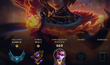 CONTA DE L EAGUE OF LEGENDS PLATINA lll
