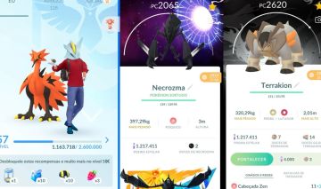 Conta Pokémon Go - Nv 57 - 2023 - Necrozma Fundo - 165 Shiny - 5 Lendário Shiny