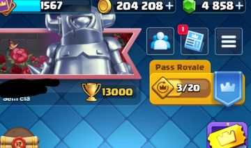 Conta de Clash Royale 13k de troféus