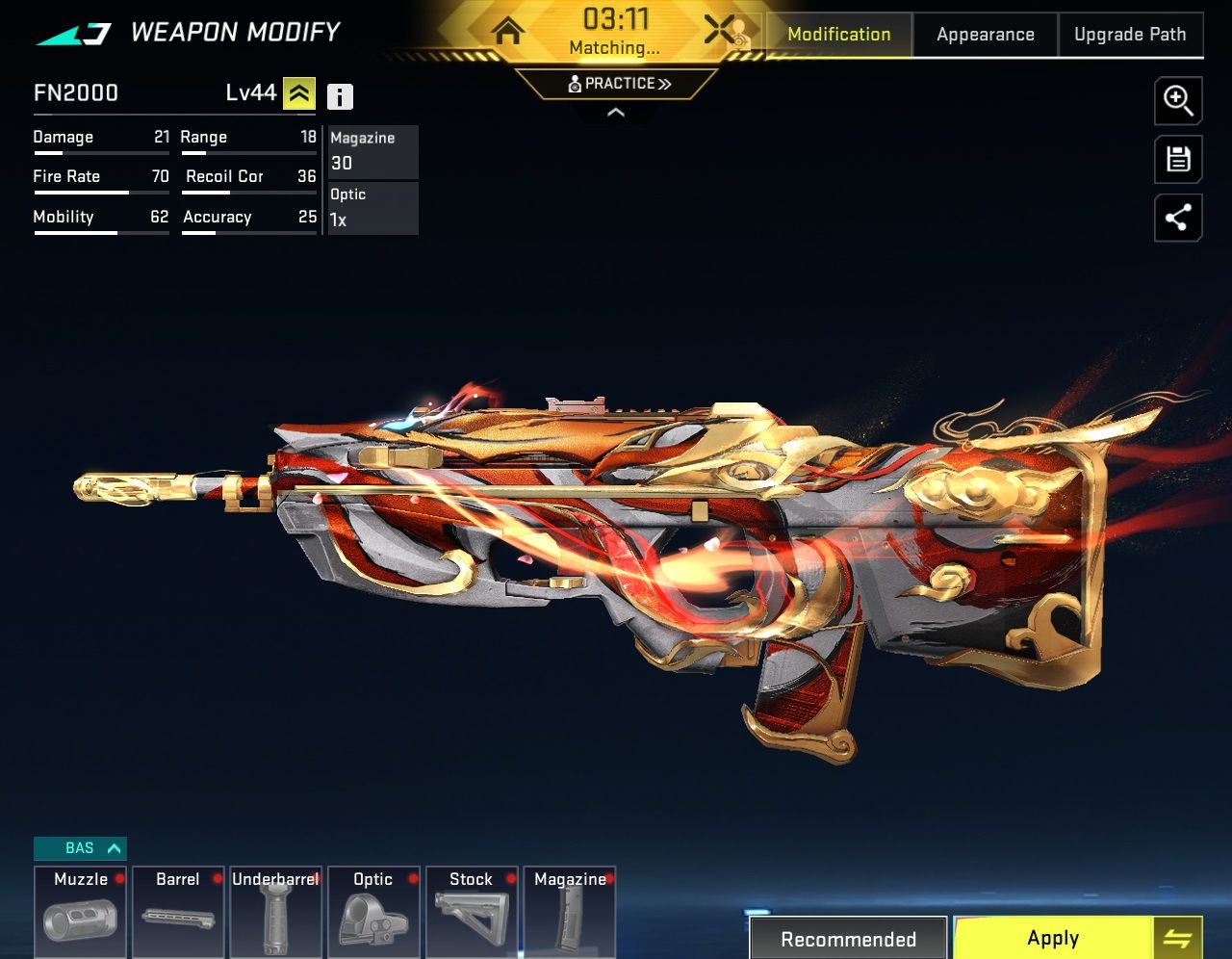 CONTA BLOODSTRIKE COM 1959 DE GOLD